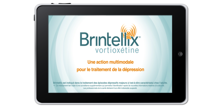 Réalisation d'une vidéo présentant le mode d'action du médicament Brintellix indiqué dans le traitement de la dépression.